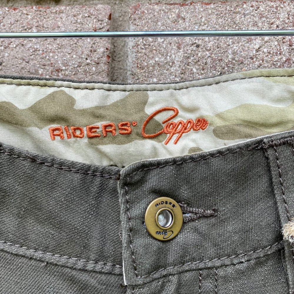 New RIDERS Copper Tie Leg Cotton Capri Pants - Picture 2 of 10